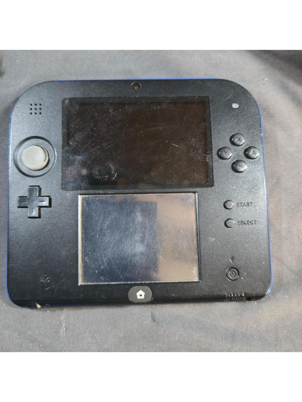 Nintendo 2DS Game Console FTR-001 Black/Blue Working